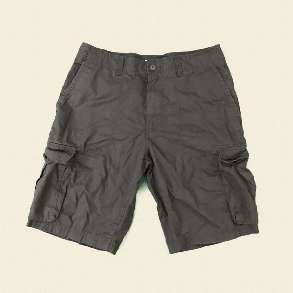 Olive drab cargo shorts